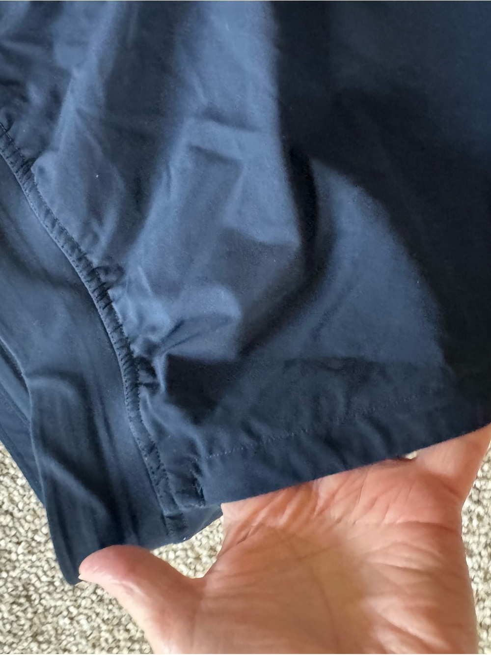 Lululemon XL Navy Studio Dance Pants Ankle Zip Athletic Joggers - Picture 4 of 4